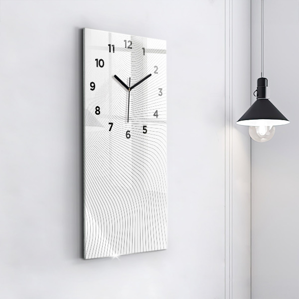 Orologio verticale Linee di astrazione