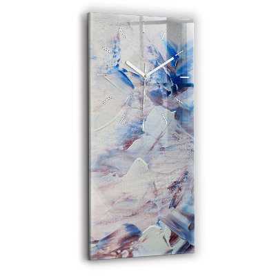 Orologio verticale Texture di vernice astratta