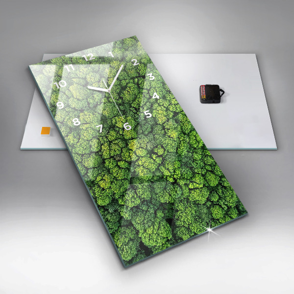 Orologio verticale Foresta dall'alto