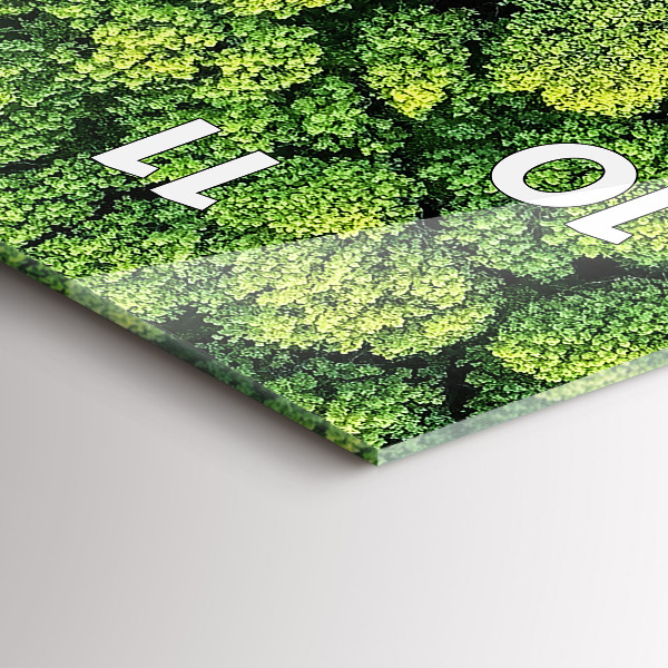 Orologio verticale Foresta dall'alto