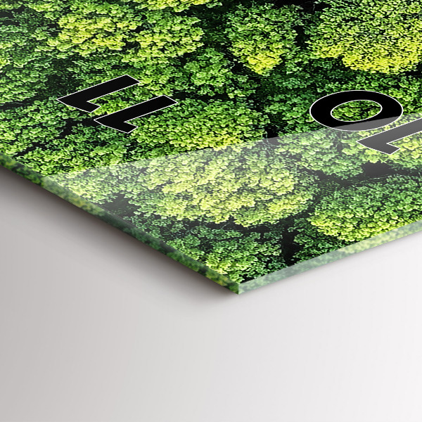 Orologio verticale Foresta dall'alto