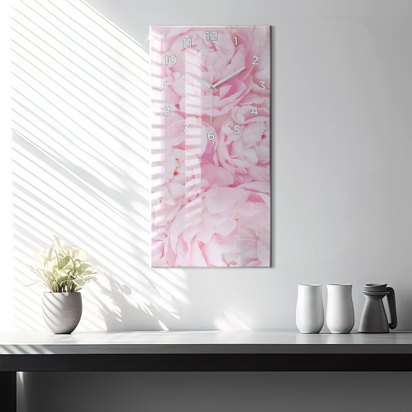 Orologio verticale Fiori che sbocciano