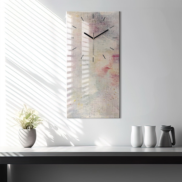 Orologio verticale Astrazione dipinta