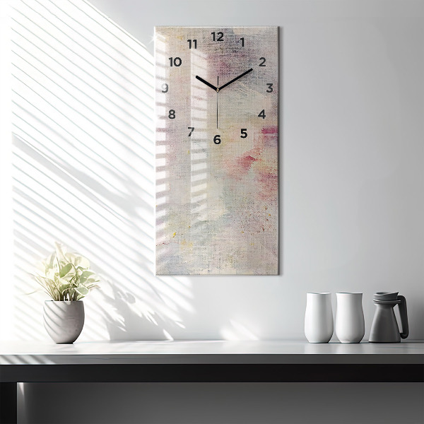 Orologio verticale Astrazione dipinta