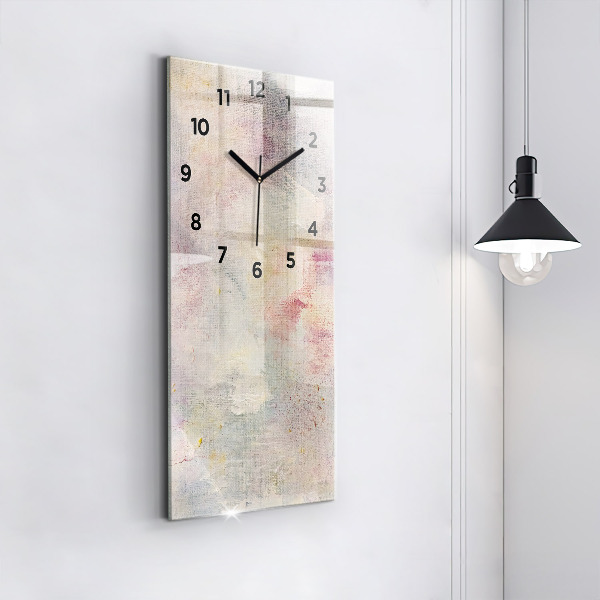Orologio verticale Astrazione dipinta