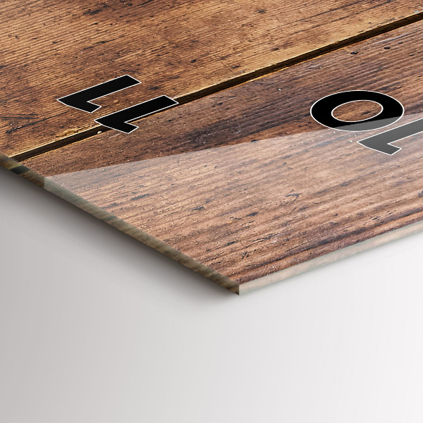 Orologio verticale Legno rustico