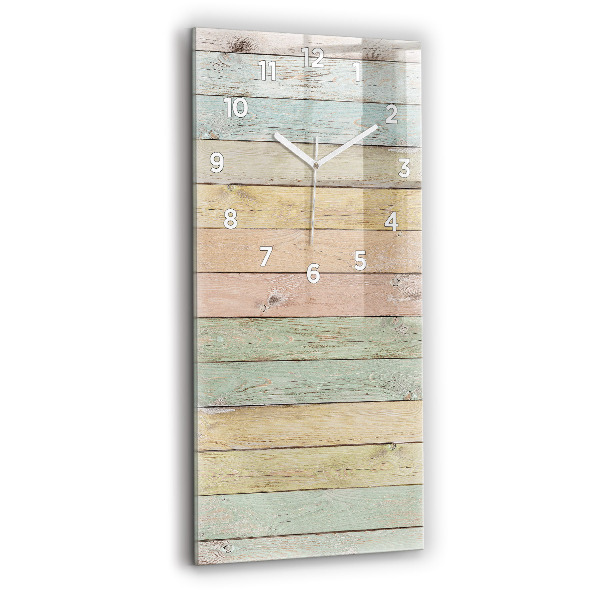 Orologio verticale Tavole colorate