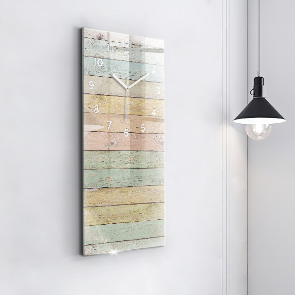 Orologio verticale Tavole colorate