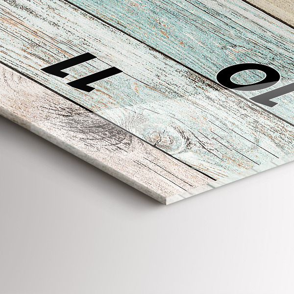 Orologio verticale Tavole colorate