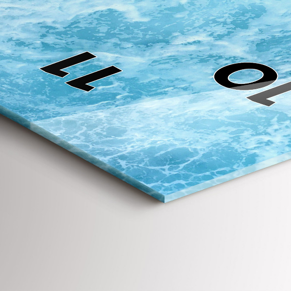 Orologio verticale Acqua di mare