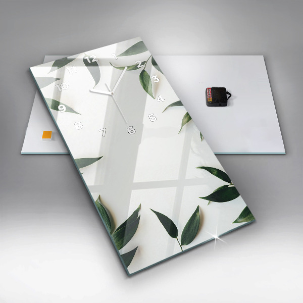 Orologio verticale Cornice fogliare