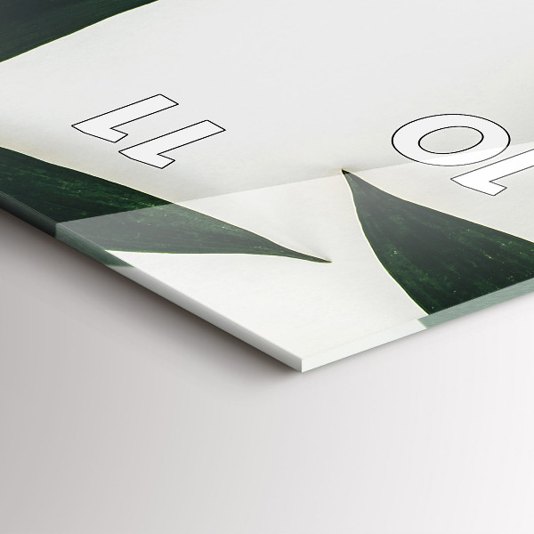 Orologio verticale Cornice fogliare