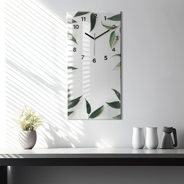 Orologio verticale Cornice fogliare