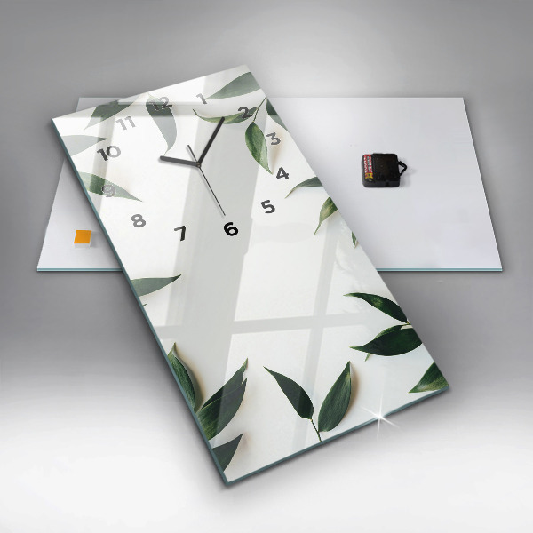 Orologio verticale Cornice fogliare