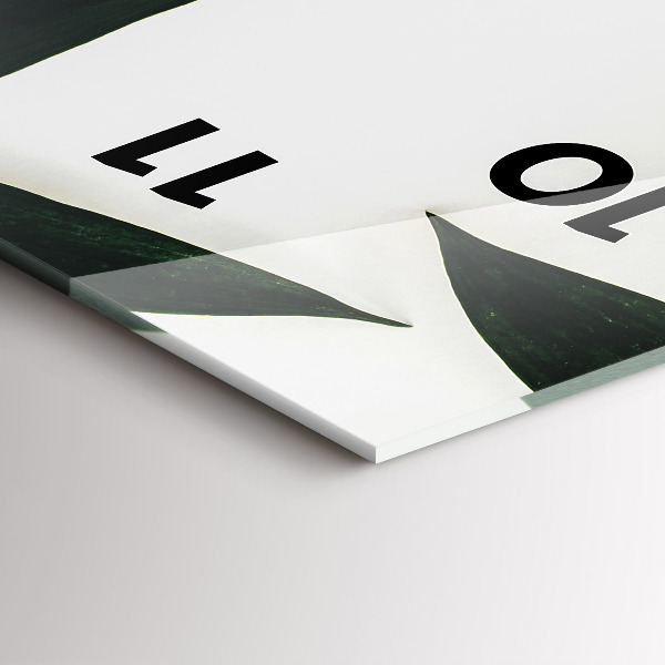 Orologio verticale Cornice fogliare