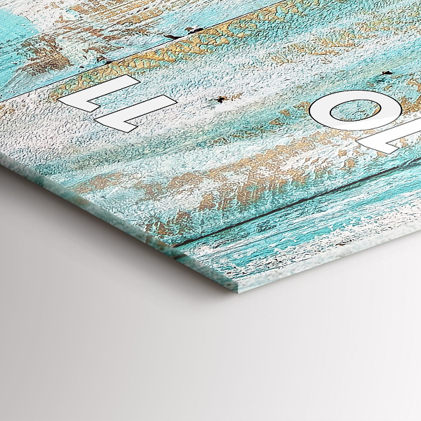 Orologio verticale Tavole blu