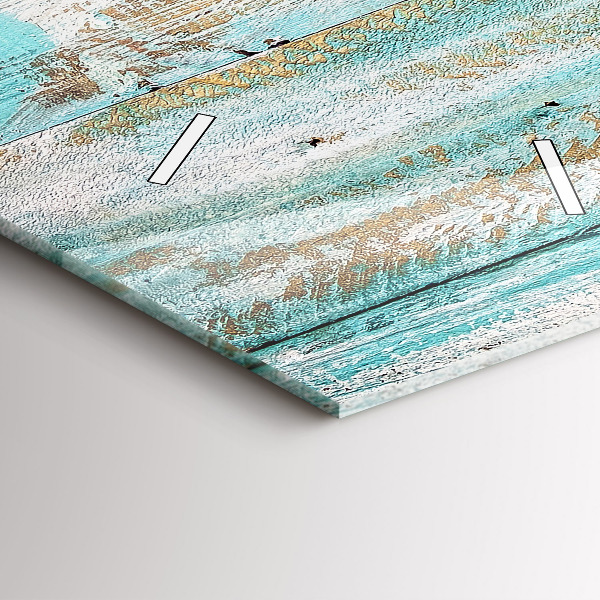 Orologio verticale Tavole blu