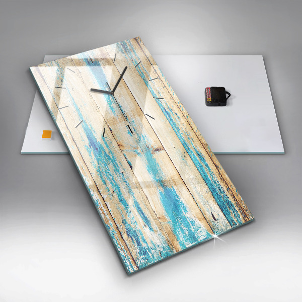 Orologio verticale Legno graffiato