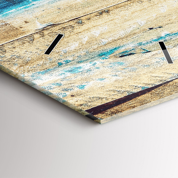 Orologio verticale Legno graffiato