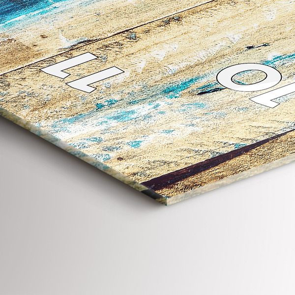 Orologio verticale Legno graffiato