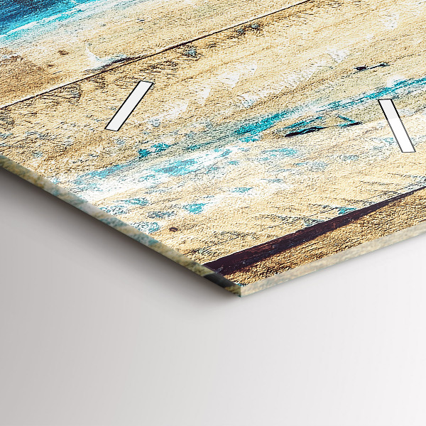 Orologio verticale Legno graffiato