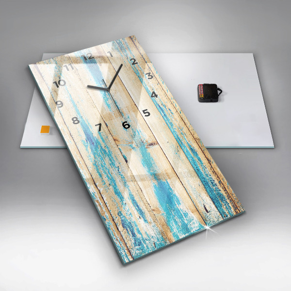 Orologio verticale Legno graffiato