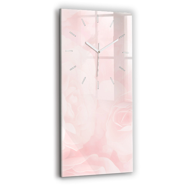 Orologio verticale Rose in fiore