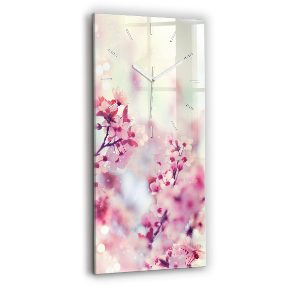 Orologio verticale Fiori primaverili