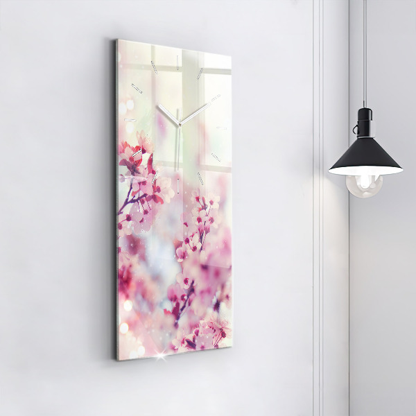 Orologio verticale Fiori primaverili