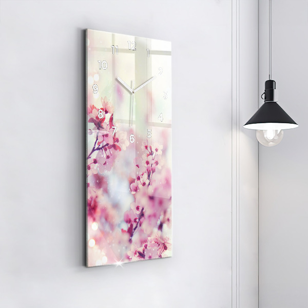 Orologio verticale Fiori primaverili