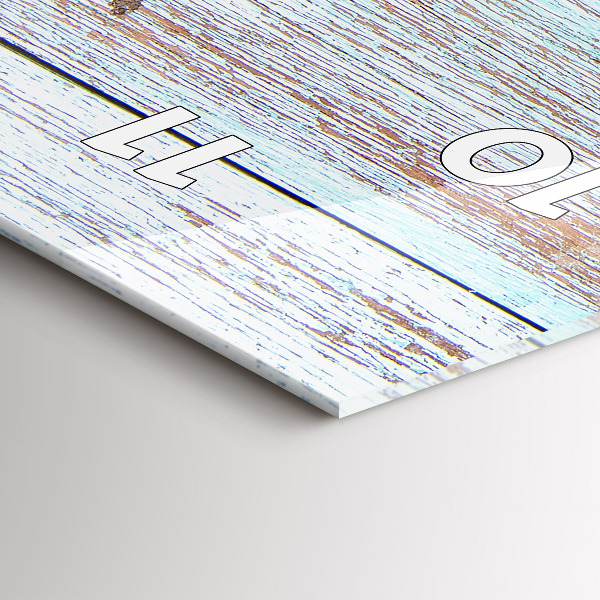 Orologio verticale Legno pastello