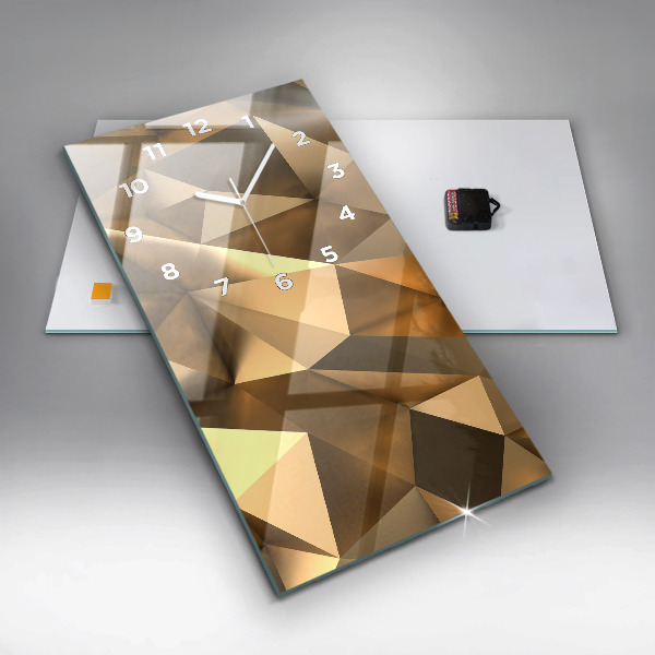 Orologio verticale Texture geometrica