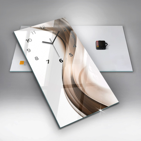 Orologio verticale Linea di astrazione