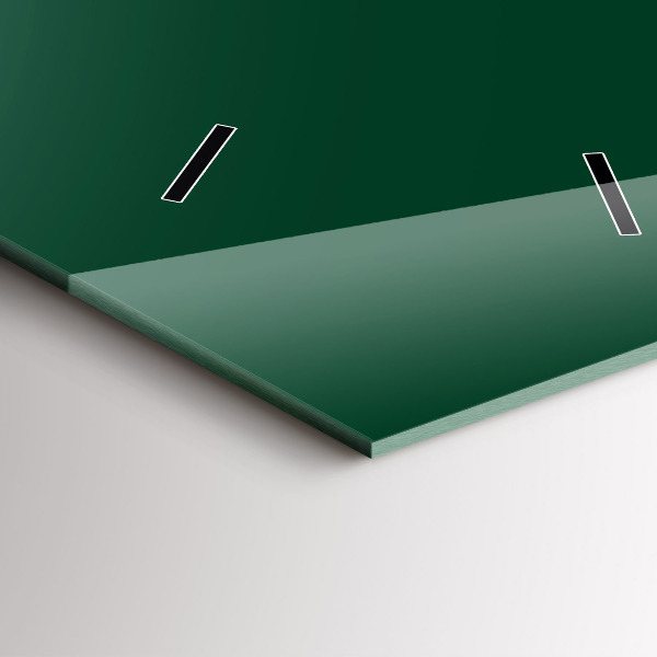 Orologio verticale in vetro Colore verde bottiglia