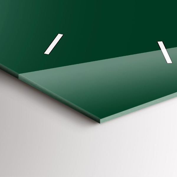 Orologio verticale in vetro Colore verde bottiglia