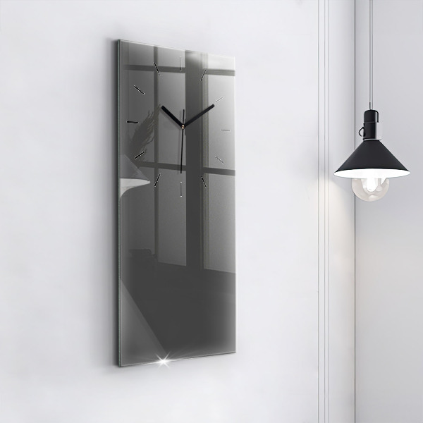 Orologio verticale in vetro Colore grigio