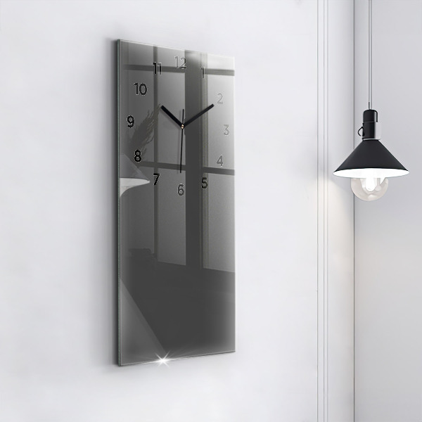 Orologio verticale in vetro Colore grigio