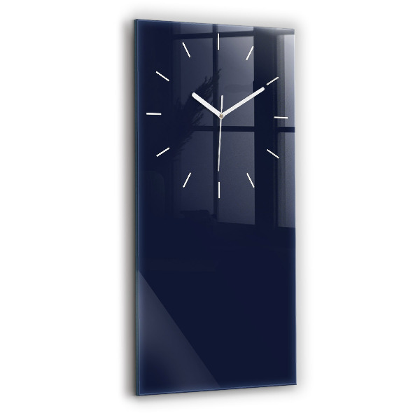 Orologio verticale in vetro Colore blu navy scuro