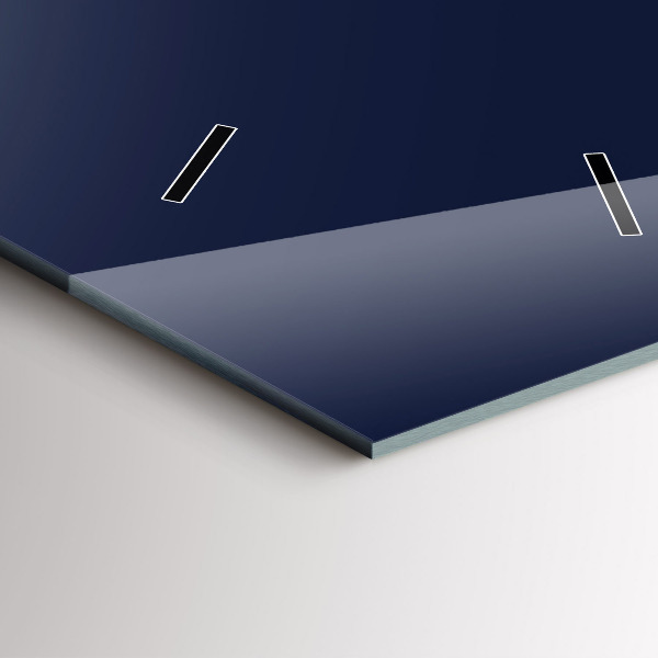 Orologio verticale in vetro Colore blu navy scuro