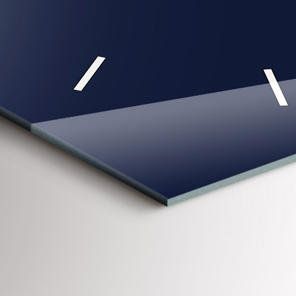 Orologio verticale in vetro Colore blu navy scuro