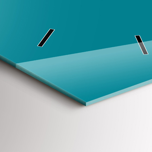 Orologio verticale in vetro Colore del mare