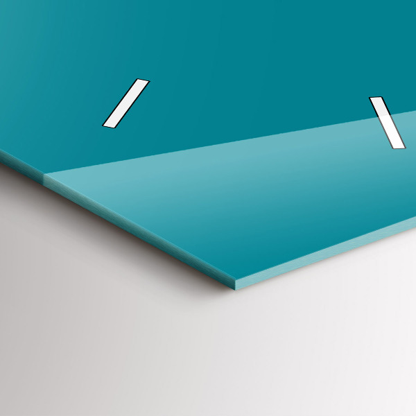 Orologio verticale in vetro Colore del mare