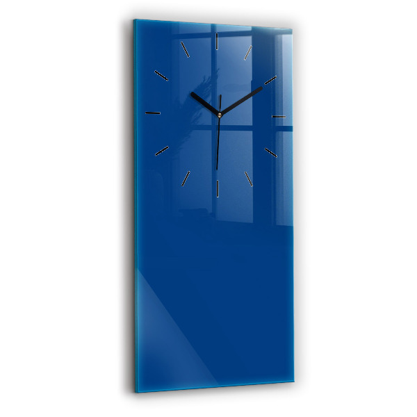 Orologio verticale in vetro Colore blu