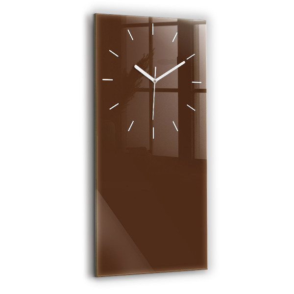 Orologio verticale in vetro Colore marrone