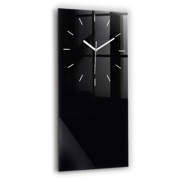 Orologio verticale in vetro Colore nero