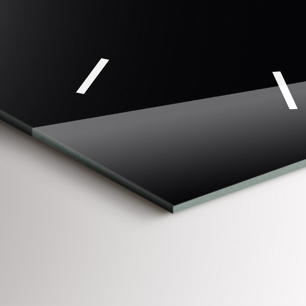 Orologio verticale in vetro Colore nero