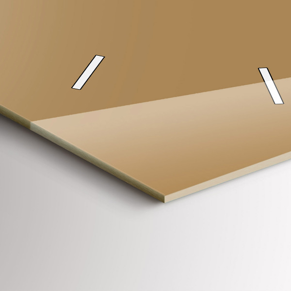 Orologio verticale in vetro Colore beige scuro