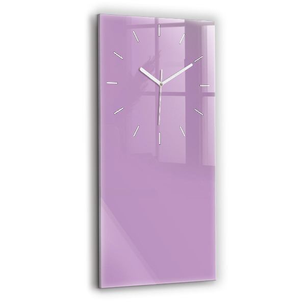 Orologio verticale in vetro Colore lilla