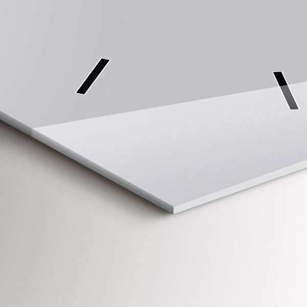 Orologio verticale in vetro Colore grigio chiaro