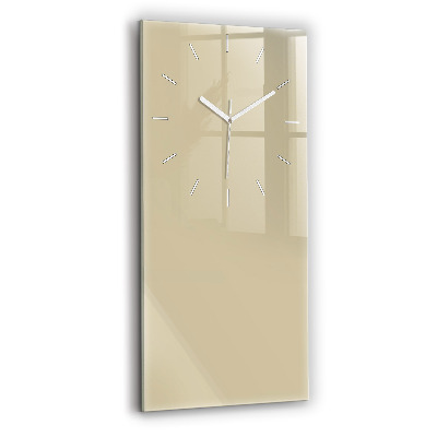 Orologio verticale in vetro Colore beige
